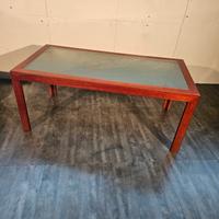 Tavolo in legno e vetro misura 180x90 cm