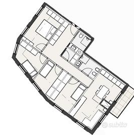 Appartamento di 5 locali a Montagna
