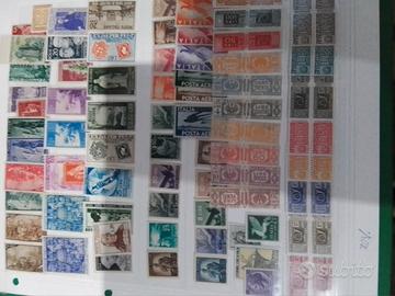 francobolli nuovi 20 quartine 70 franc racco24 fac