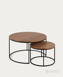Set Yoana di 2 tavolini KAVE HOME