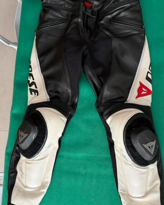 Pantalone in pelle Dainese Delta 2 Tg 52