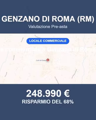 Immobile in asta di 862 m² a Genzano di Roma