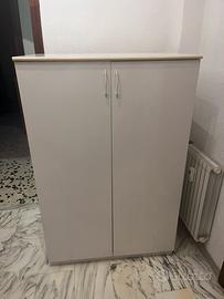 Mobile appendiabiti bianco in legno - GRATIS