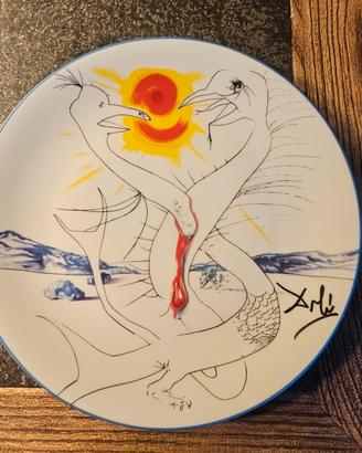 Piatto da collezionismo Salvator Dali'