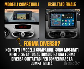 Renault clio 3 - 4/64 Autoradio Android  2din +KIT