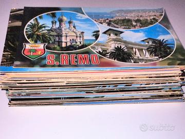 Sanremo Lotto 60 Cartoline a colori formato grande