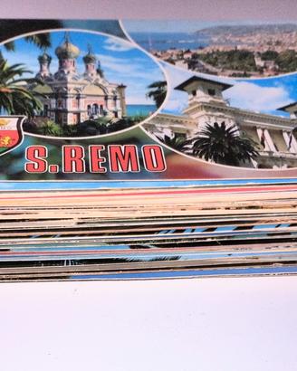 Sanremo Lotto 60 Cartoline a colori formato grande