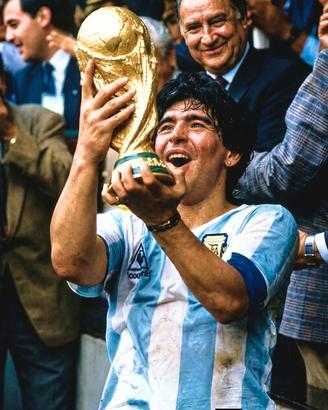 Fotografia Maradona Mexico 86 