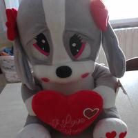 Cagnolino triste con cuore