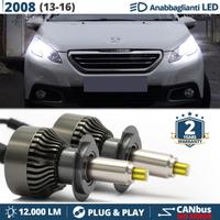 Kit LED per Peugeot 2008 FARI Lenticolari 12000LM