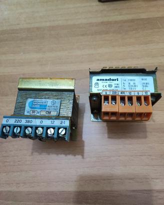 N° 2 TRASFORMATORI 220V-380V