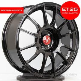 Cerchi in lega rowens xlr da 17 et25 500 abarth