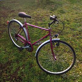 Bicicletta Uomo Donna Pronta all'uso Cavalletto