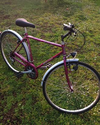 Bicicletta Uomo Donna Pronta all'uso Cavalletto