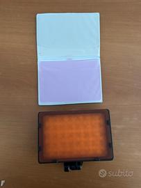 Kit 3 Faretti LED Video/Foto con diffusore