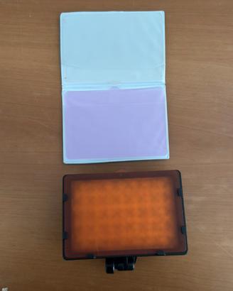 Kit 3 Faretti LED Video/Foto con diffusore
