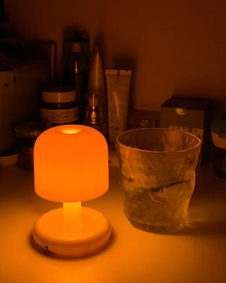 Lampada Fungo Vintage Luce Calda