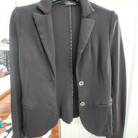 Giacca sfiancata nera donna