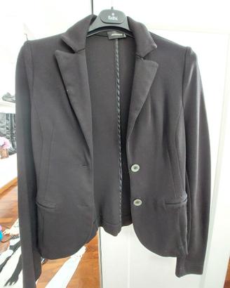 Giacca sfiancata nera donna