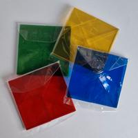 SET da 4 pezzi TANGRAM colorati marca CWR, 7x7 cm