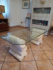 tavolino artigianale in pietra leccese