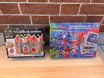 Lotto di due giochi NUOVI della CLEMENTONI