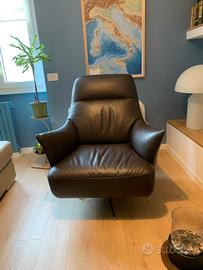 poltrona di design Natuzzi “Calma”