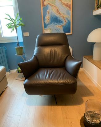 poltrona di design Natuzzi “Calma”