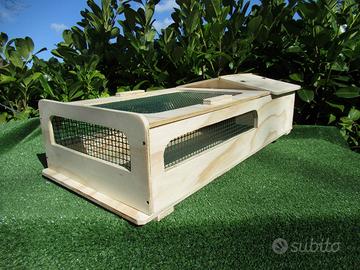 Terrario per tartarughe 80x40x20 Lati con Rete