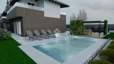 VILLA A SCHIERA A MONZA