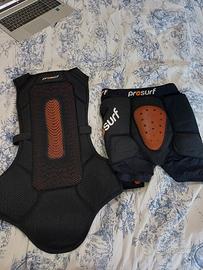 Pantaloncini protettivi e paraschiena Prosurf D30