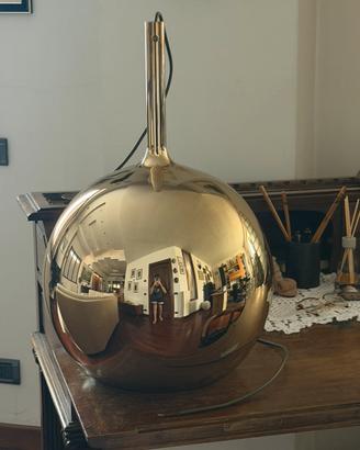 Lampada sospensione globo oro Penta NUOVA