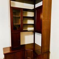 Mobile Angolare in Arte Povera - Credenza Libreria