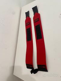 Fasce polsi SBD rosse, 60 cm