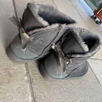 Stivaletti pelosi grigi