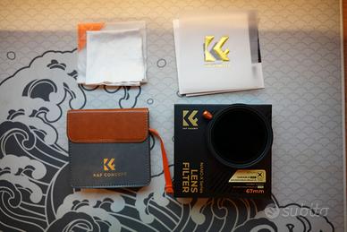 K&F CONCEPT Filtro 3 in 1, 67mm - VND, CPL, BM1/4