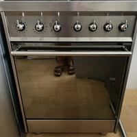 Cucina 4 fuochi Forno gas Smeg