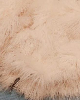 Pelliccia,real fur in mongolia,modello Ferragni