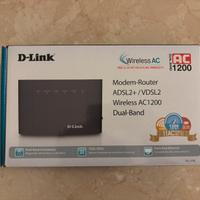 Modem Router Adsl Wi-Fi AC 1200 D-Link