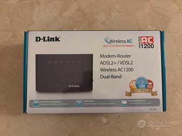 Modem Router Adsl Wi-Fi AC 1200 D-Link