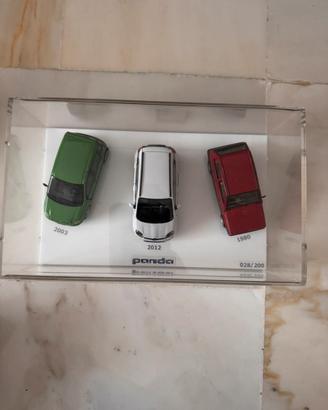 Trittico Fiat Panda da collezione