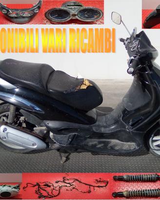 PIAGGIO BEVERLY 250 ANNO 2005 x RICAMBI
