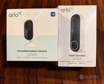 Kit Arlo Videocitofono Wi-Fi + Telecamera 2K N