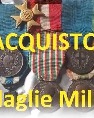 VALUTO Medaglie e Cimeli Militari d’epoca