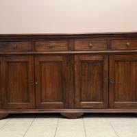 Credenza artigianale in legno noce massello 200cm