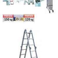 Scala pieghevole multiuso 