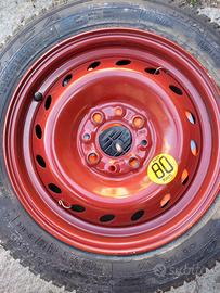Ruota ruotino scorta originale Fiat 600 + omaggio