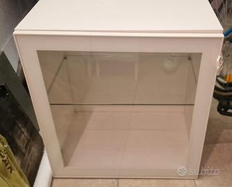 Vetrinetta IKEA BESTÅ – Bianco con anta in vetro –