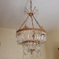 lampadario in stile impero vintage