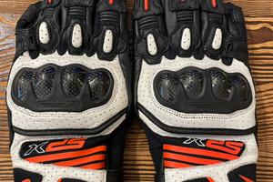 Guanti Alpinestars SPX AIR CARBON V2 bianco/rosso